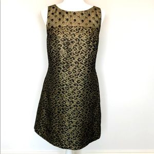 Tibi Metallic Copper Party Dress Size 12